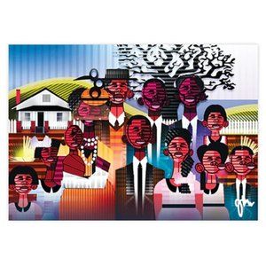 BLACK AMERICAN FAMILY SUNDAY'S BEST PEACE-ING TOGETHER PUZZLE